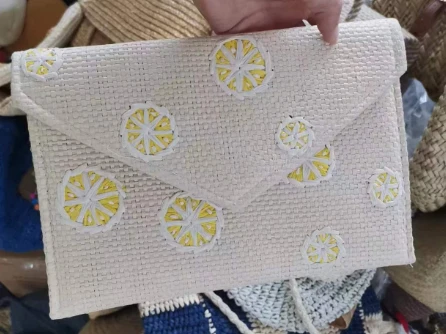 Bag Clutch Merched Brodwaith Papur