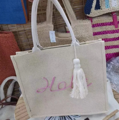 Bag Rhodd Ffabrig Lliain Bag Ysgol Merch