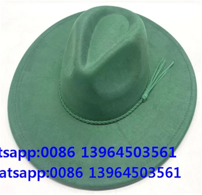 Het Fedora Ffansi Werdd Gyda Gwarchod yr Haul