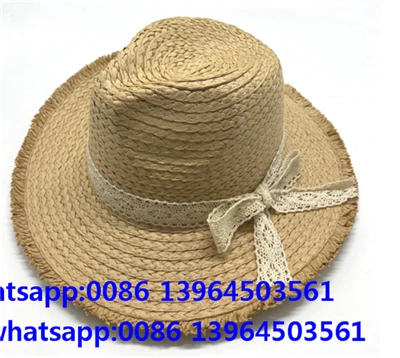 Hat Ymyl Fawr Traeth y Lace Tape