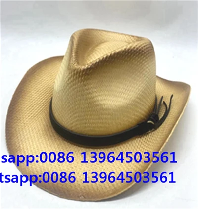 Paent Chwistrell Brown Papur Plaen Fedora Hat