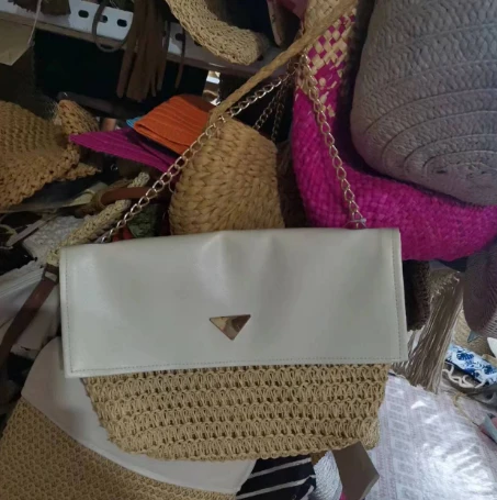 Bag traeth menywod wedi'u gwneud â llaw