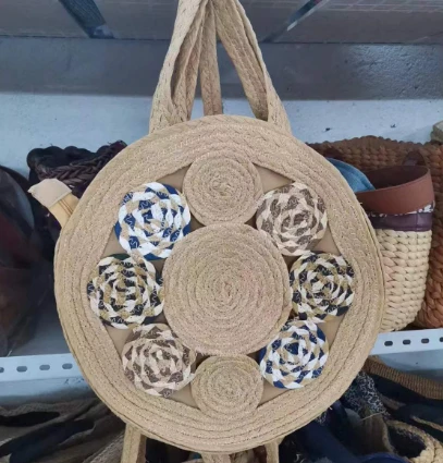 Bag ysgwydd menywod siâp crwn