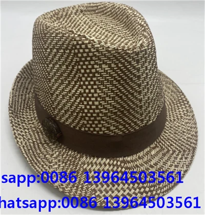 Dynion Brim Byr Boho Gwellt Het