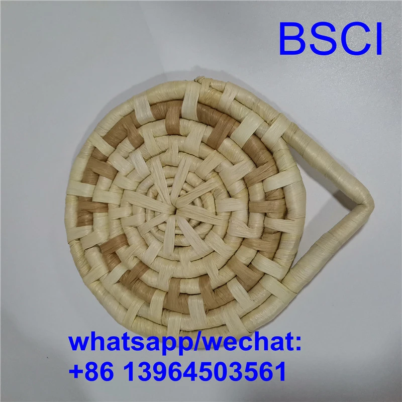 Matiau bwrdd Rattan Marw Naturiol