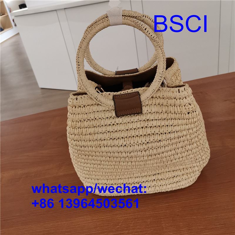 Bag Gwellt Siopa ar gyfer yr Haf