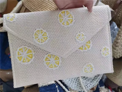 Bag Clutch Merched Brodwaith Papur