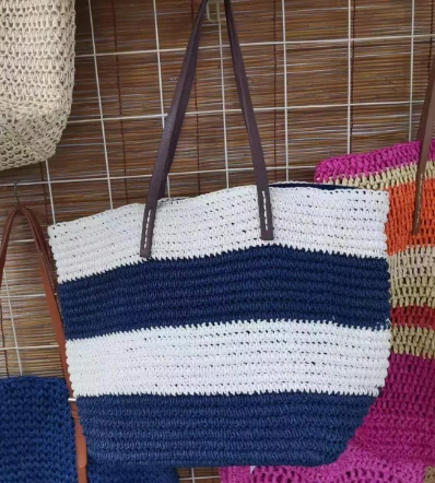 Bag Mawr Merched Strip Beidge a Du
