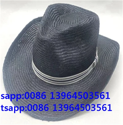 Het Panama Awyr Agored Cap Fedora Du i Ddynion
