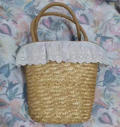 Bag llaw Merched Gwenith Naturiol Bach