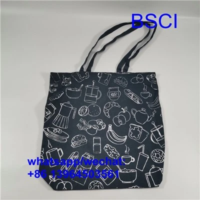 Bagiau Tote Cynfas gyda Phatrwm
