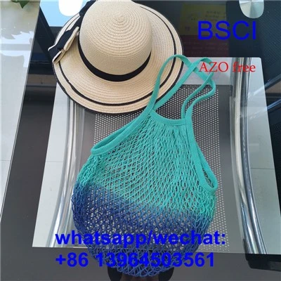 Bagiau llinyn siopa net cotwm