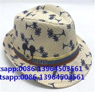 Cap gwellt papur anadlu coed cnau coco