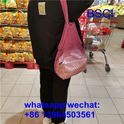 Bag Crwban Rhwyll Net Bag Siopa Llinynnol