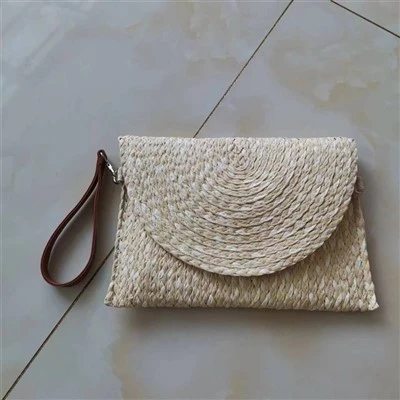 Bag cydiwr braids gwellt menywod